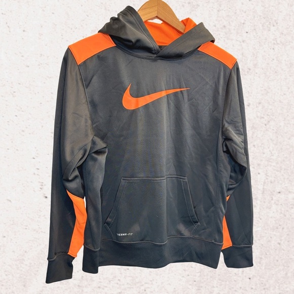 Nike Other - Nike Gray and Orange Hoodie